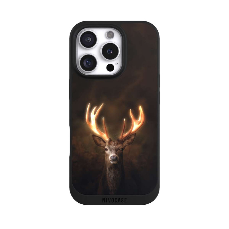 iPhone 16 Pro NIVOpure Bois de cerf dorés