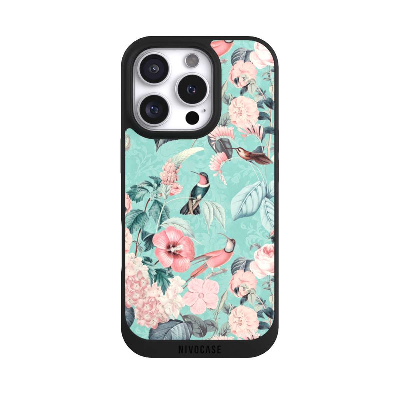 iPhone 16 Pro NIVOpure Kolibri Paradies Pattern