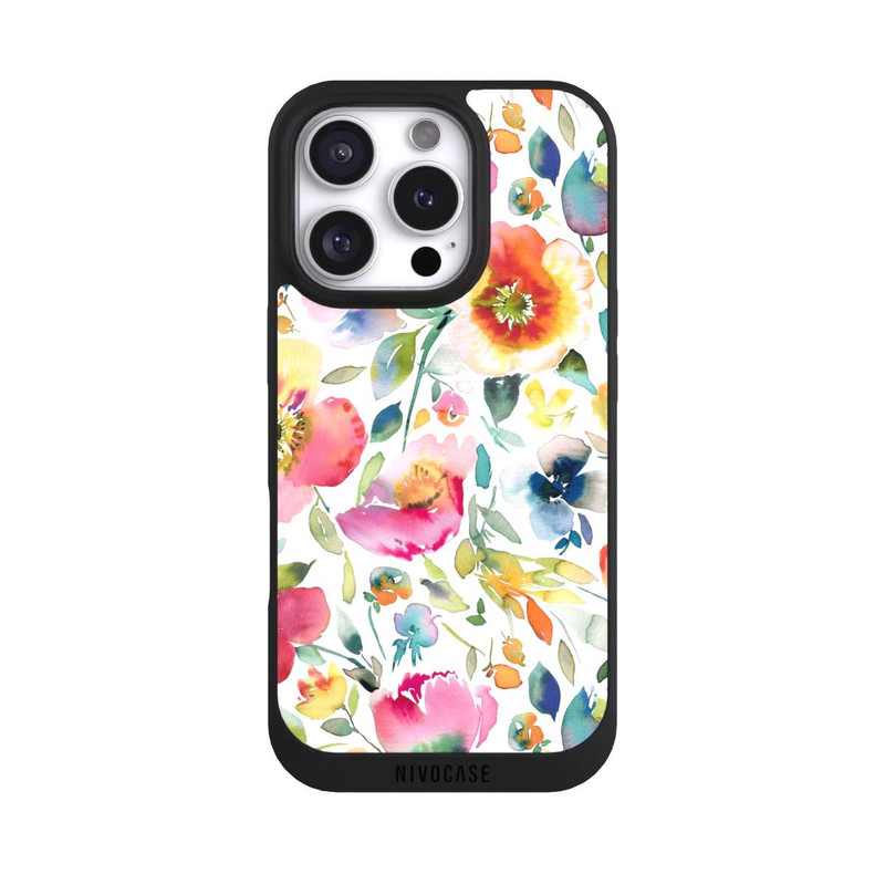 iPhone 16 Pro NIVOpure Psychedelic Poppies Multicolor