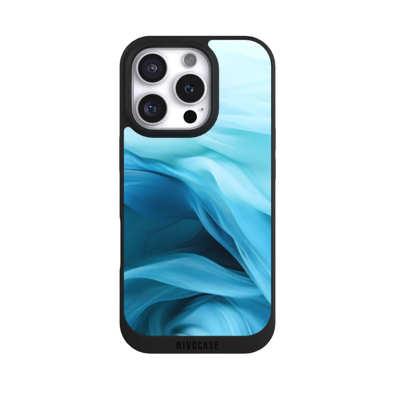 iPhone 16 Pro NIVOpure Smooth Blue Texture