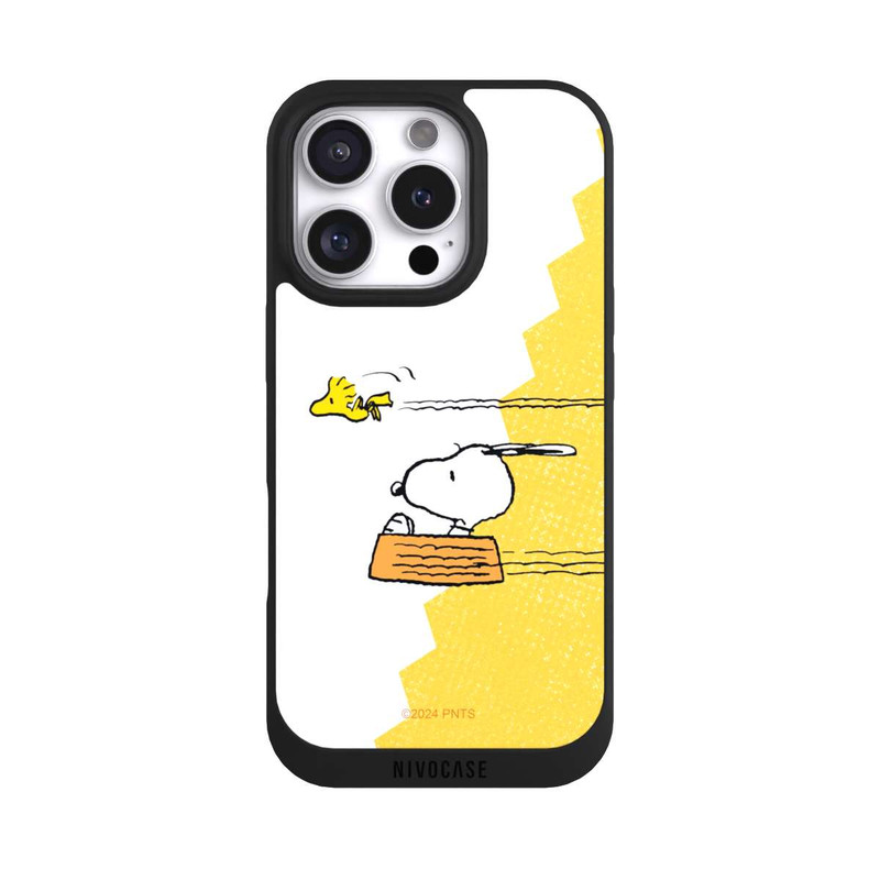 iPhone 16 Pro NIVOpure Snoopy avec Woodstock