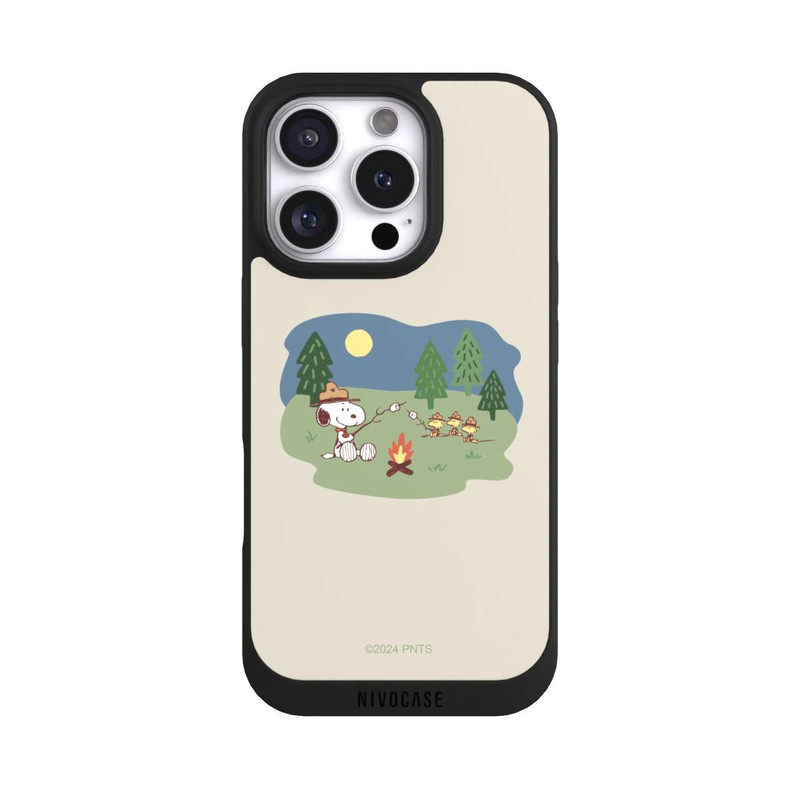 iPhone 16 Pro NIVOpure Snoopy Lagerfeuer
