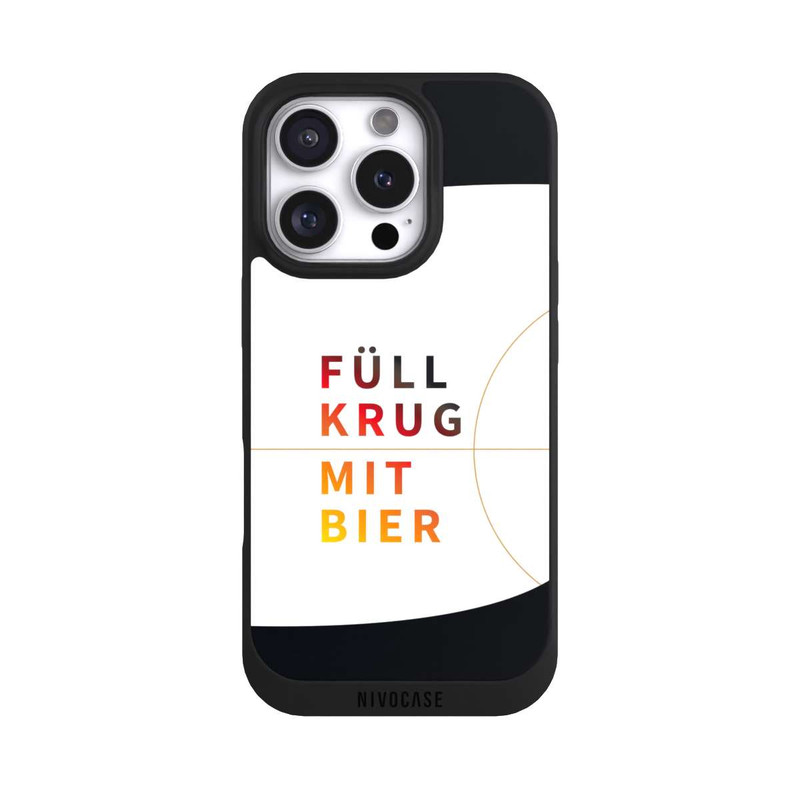 iPhone 16 Pro NIVOpure Füllkrug mit Bier 