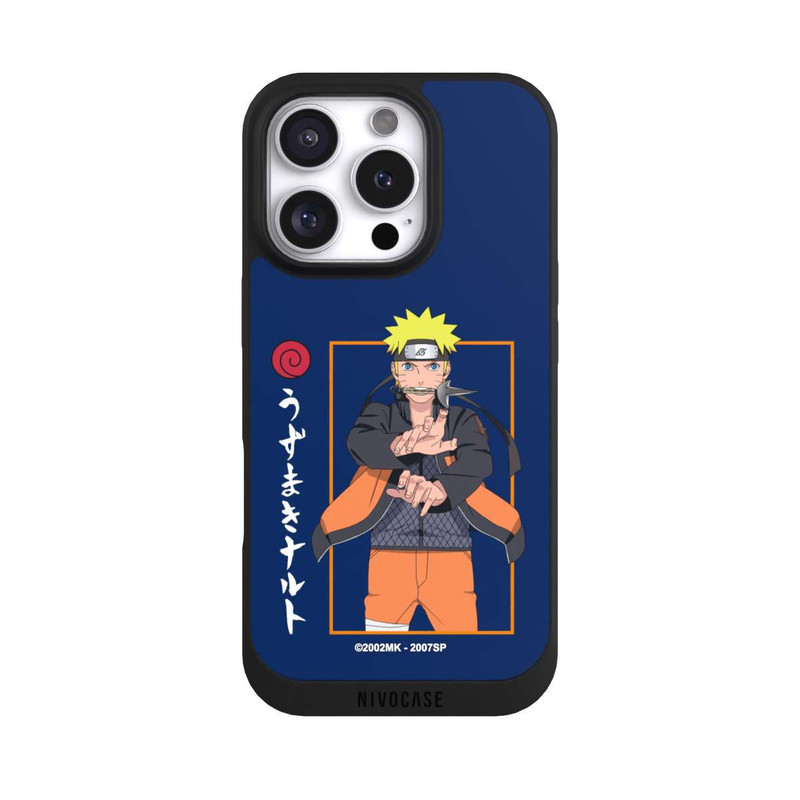 iPhone 16 Pro NIVOpure Naruto Kampfposition Blau