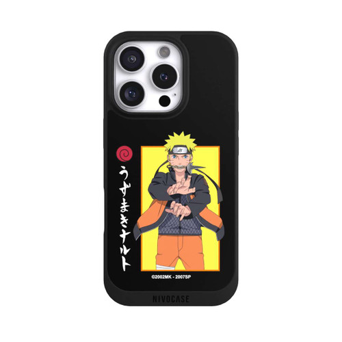 Apple iPhone 16 Pro NIVOpure Naruto Kampfposition Schwarz