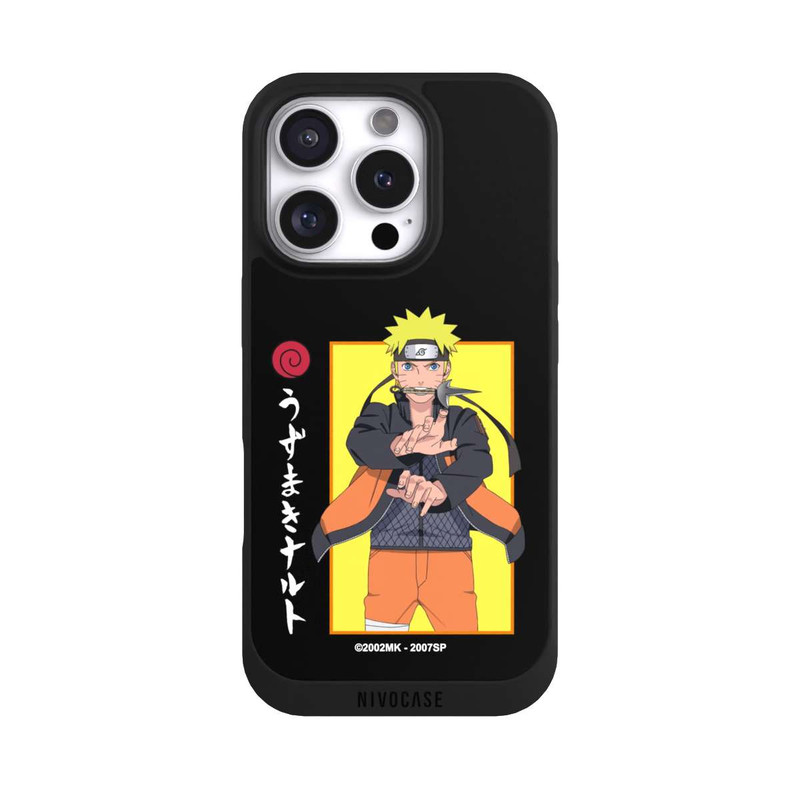 iPhone 16 Pro NIVOpure Naruto Kampfposition Schwarz