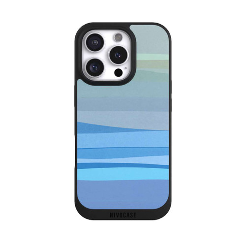 Apple iPhone 16 Pro NIVOpure Blue Abstract 1