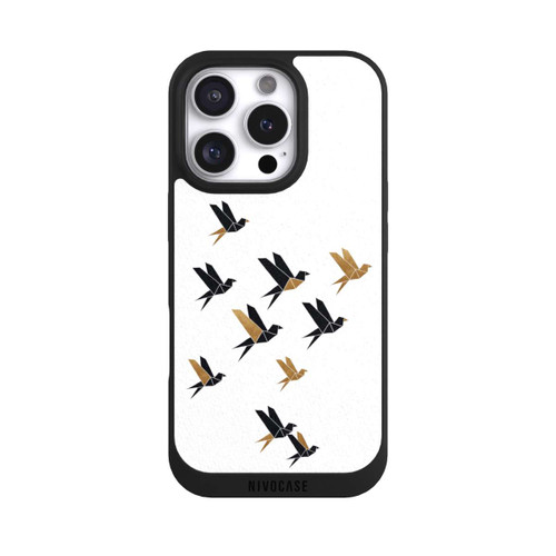 Apple iPhone 16 Pro NIVOpure Origami Birds Collage