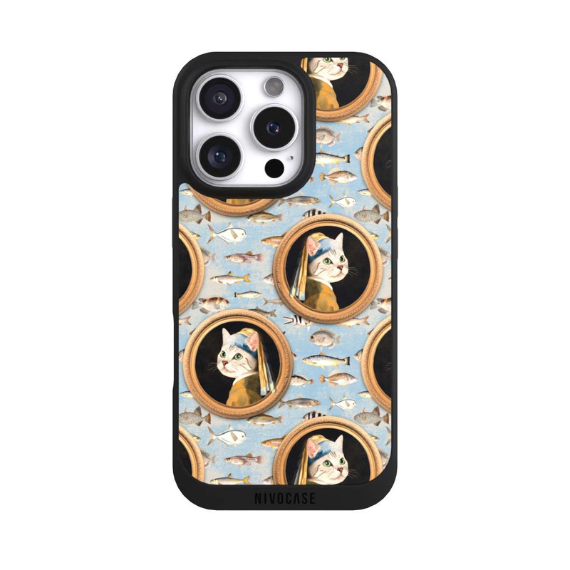 iPhone 16 Pro NIVOpure Katzen Muster