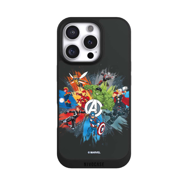 iPhone 16 Pro NIVOpure Marvel's Avengers Black