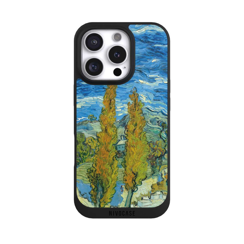 iPhone 16 Pro NIVOpure Two Poplars in the Alpilles near Saint-Rémy by Van Gogh