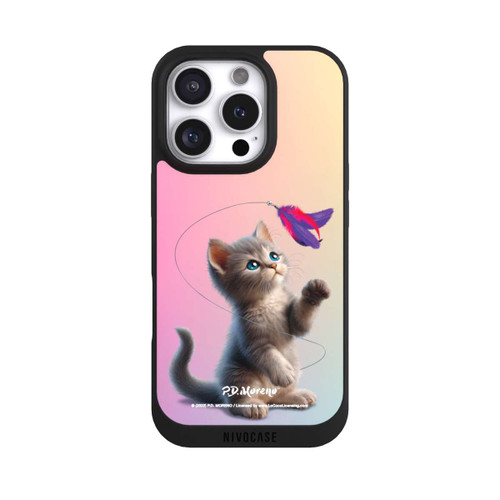 Apple iPhone 16 Pro NIVOpure Playing Cat with Feather