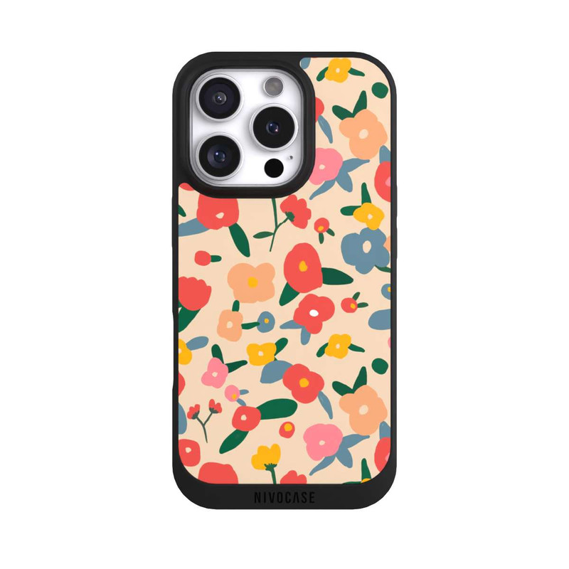 iPhone 16 Pro NIVOpure Retro Bold Scandi Flowers