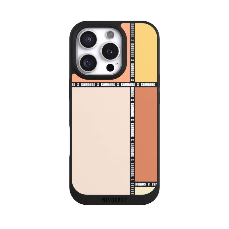 iPhone 16 Pro NIVOpure Bauhaus Squares-Pastel