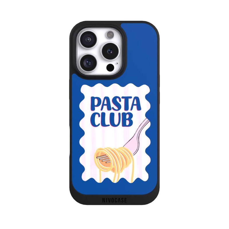 iPhone 16 Pro NIVOpure Pasta Club in Blue and Pink