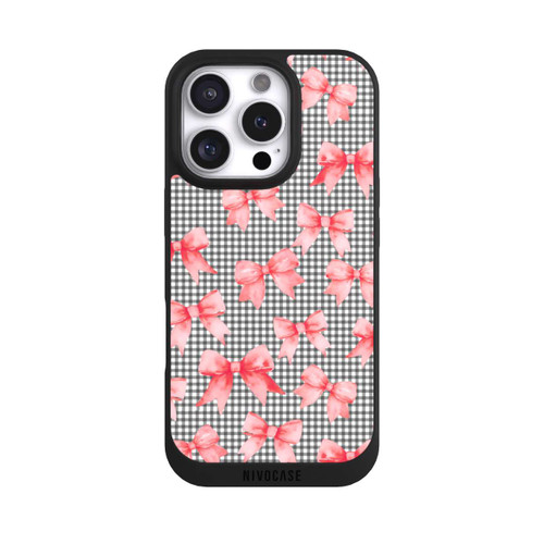 Apple iPhone 16 Pro NIVOpure Red Bows and Gingham
