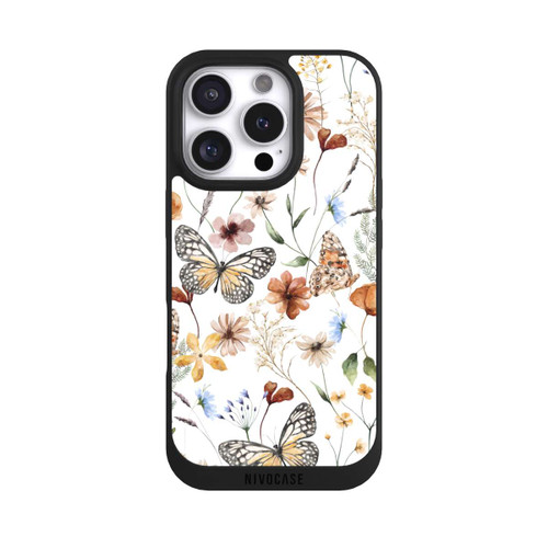 Apple iPhone 16 Pro NIVOpure Wildflowers and Butterflies Pattern