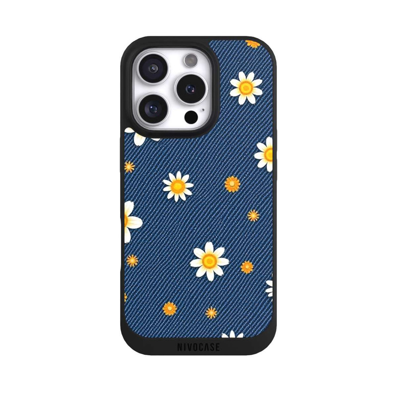 iPhone 16 Pro NIVOpure Jeans Flowers with AI