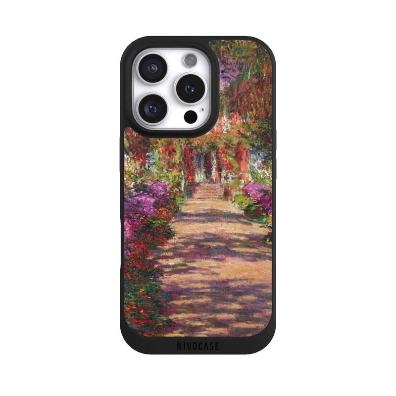 iPhone 16 Pro NIVOpure Eine Allee in Monets Garten in Giverny by Claude Monet