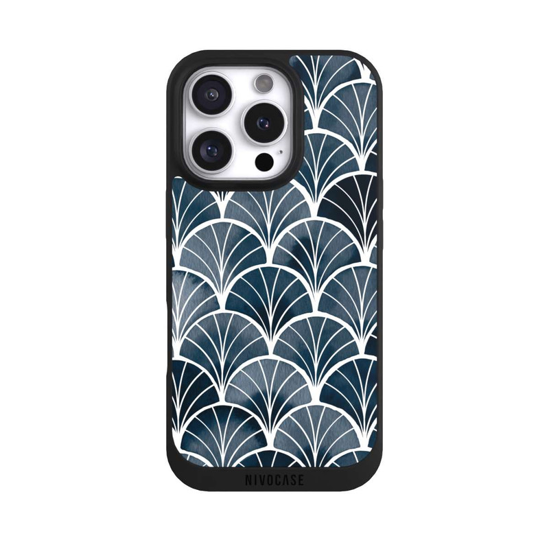 iPhone 16 Pro NIVOpure Botanical Breeze Art Deco Grey