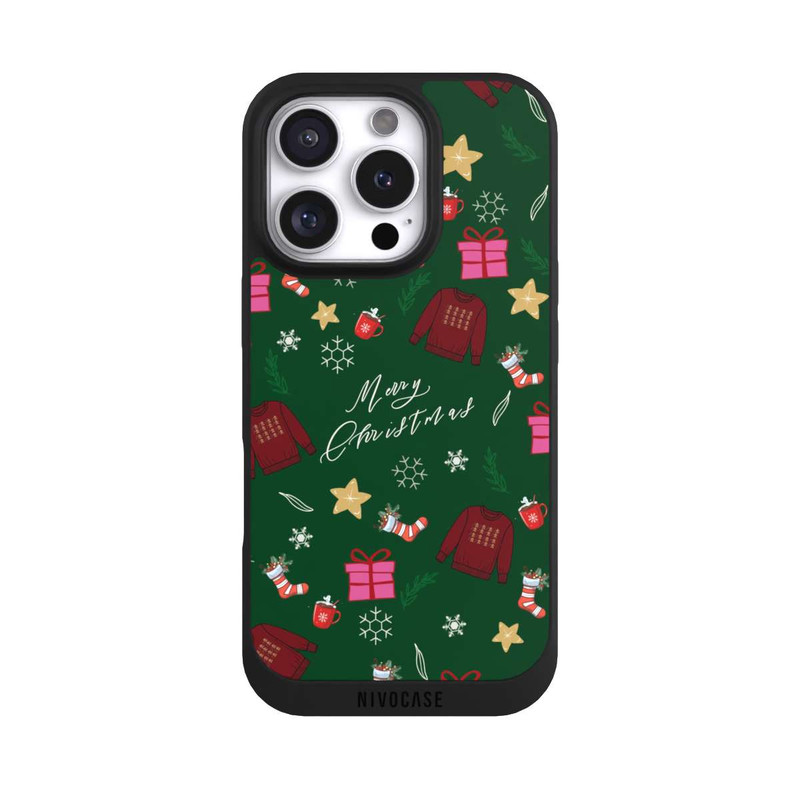 iPhone 16 Pro NIVOpure Traditionelles Weihnachtsmuster
