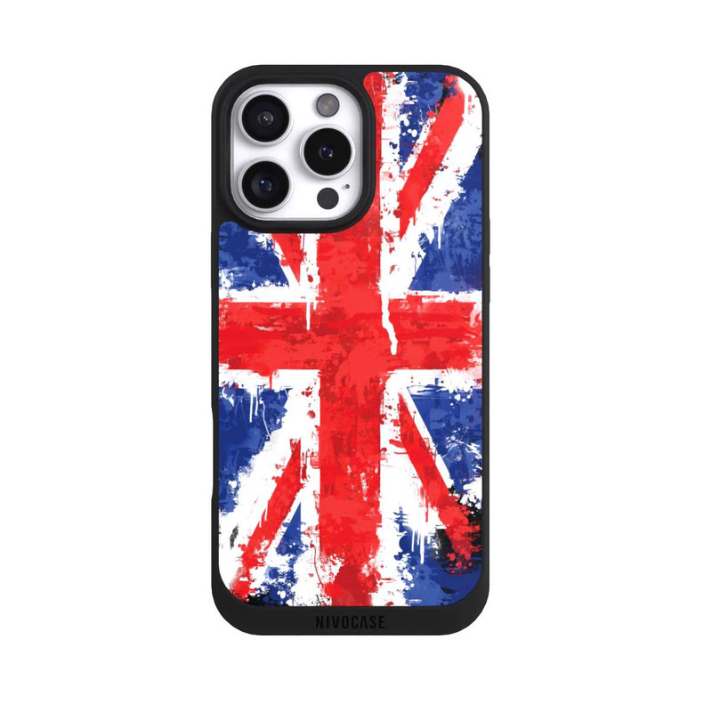 iPhone 16 Pro Max NIVOpure Union Jack Gouttes