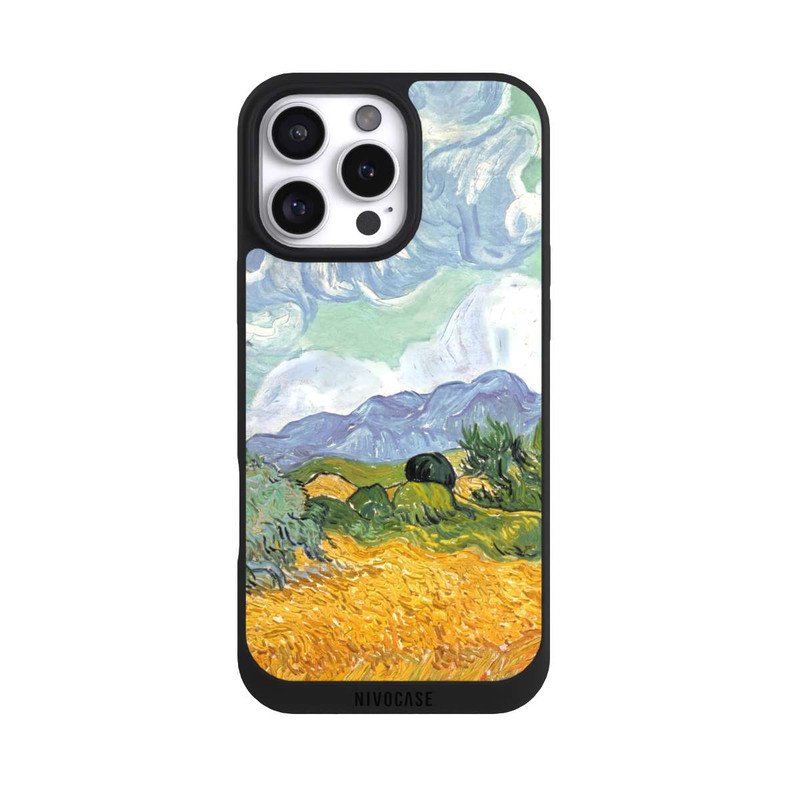 iPhone 16 Pro Max NIVOpure Weizenfeld mit Zypressen