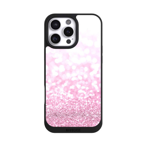 Apple iPhone 16 Pro Max NIVOpure Pluie de paillettes roses look