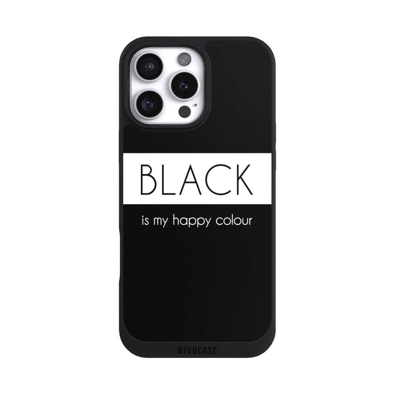 iPhone 16 Pro Max NIVOpure Black is my Happy Colour