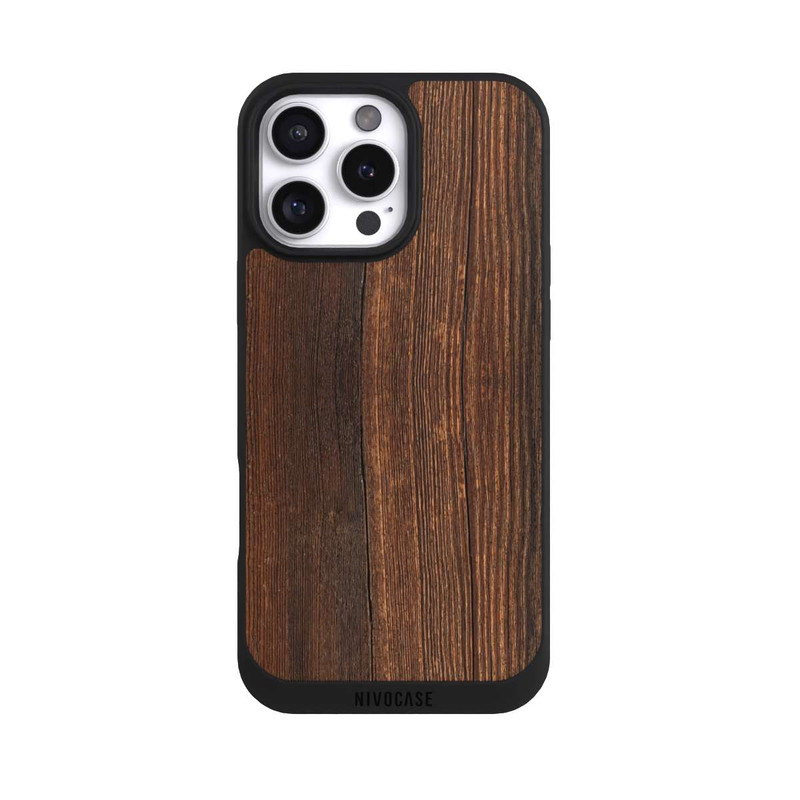 iPhone 16 Pro Max NIVOpure Look Bois de Noyer