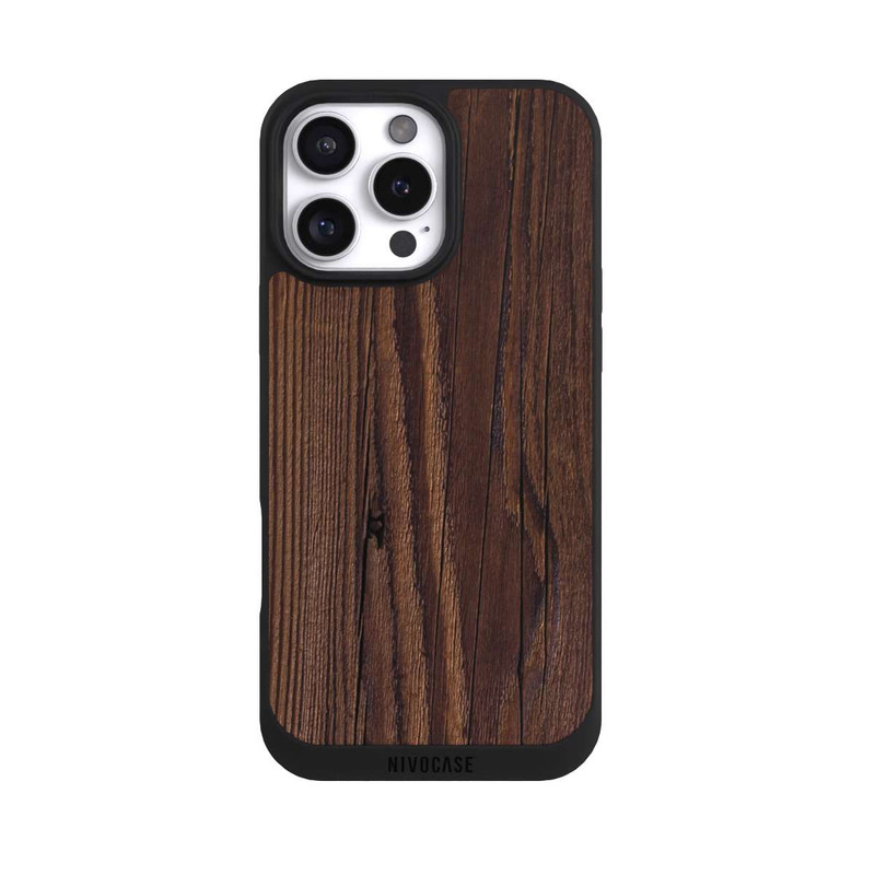 iPhone 16 Pro Max NIVOpure Look Grain du Bois