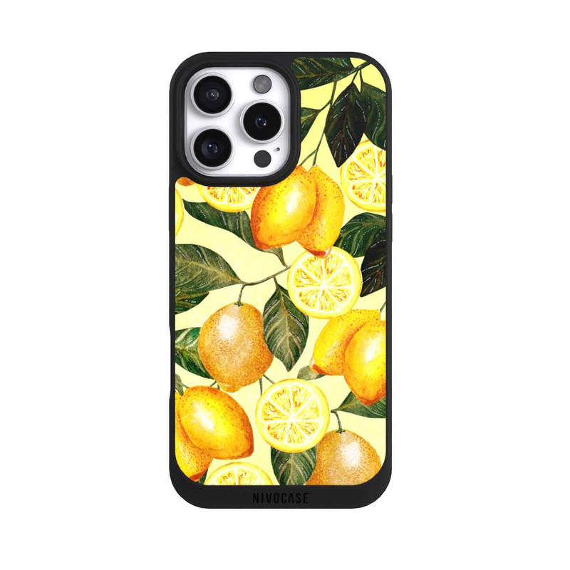 iPhone 16 Pro Max NIVOpure Gelber Sommer mit Zitronen