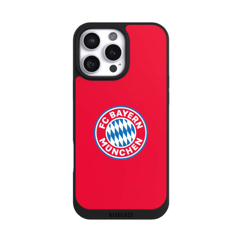 Apple iPhone 16 Pro Max NIVOpure FCB Logo auf Rot