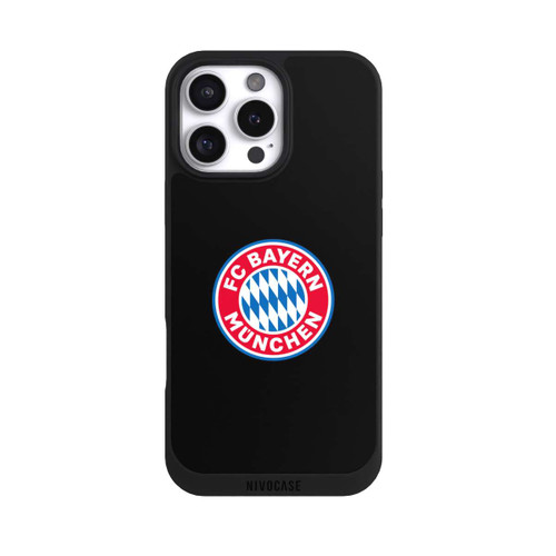 Apple iPhone 16 Pro Max NIVOpure FCB Logo auf Schwarz