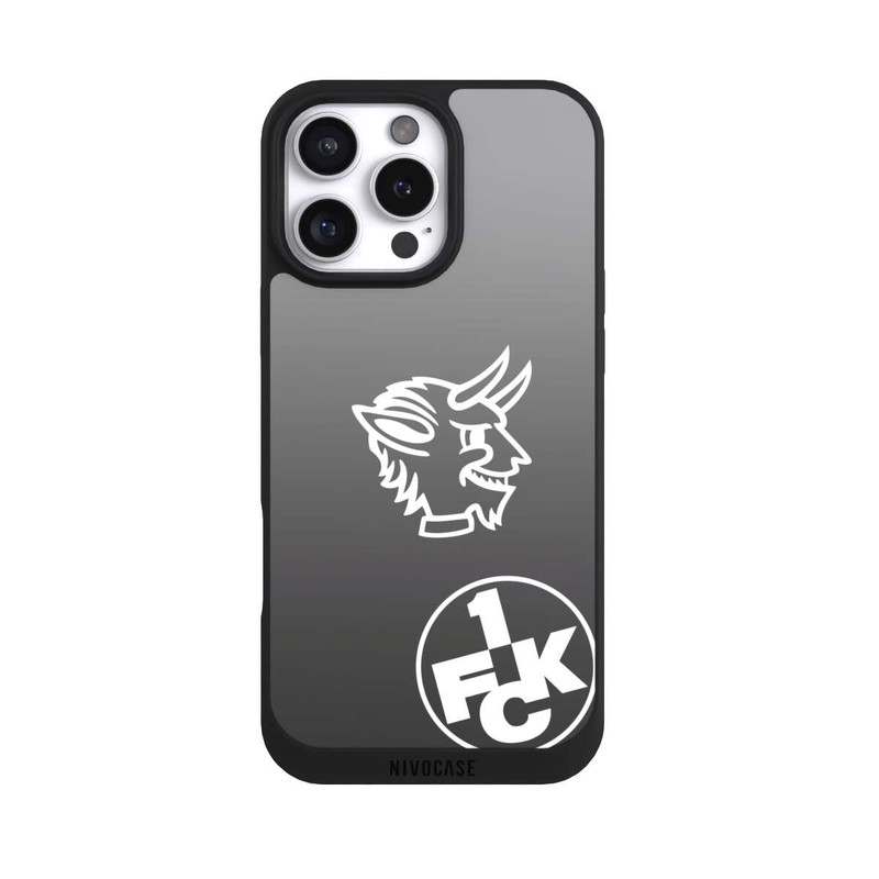 iPhone 16 Pro Max NIVOpure Teufelskopf FCK auf Schwarz