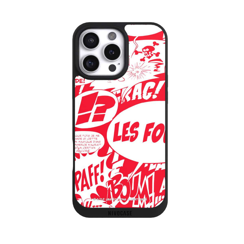 iPhone 16 Pro Max NIVOpure Bulles BD Astérix Rouge