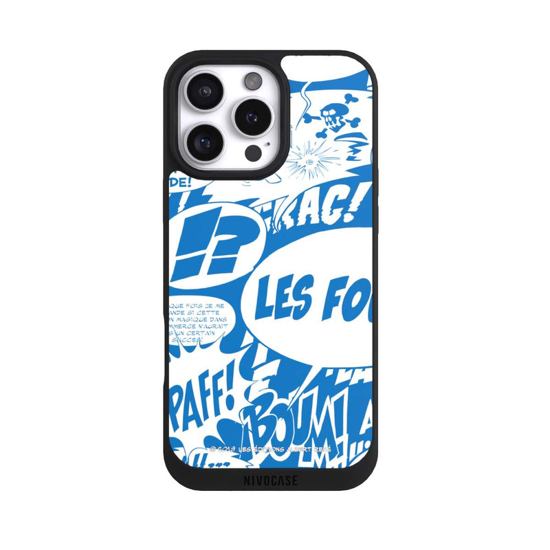 iPhone 16 Pro Max NIVOpure Bulles BD Astérix Bleu