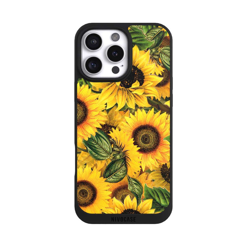 iPhone 16 Pro Max NIVOpure Sonnenblumenmuster
