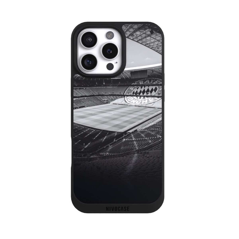 iPhone 16 Pro Max NIVOpure Stadion FC Bayern - Black White