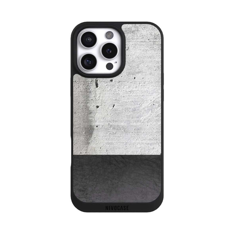 iPhone 16 Pro Max NIVOpure Cuir et béton