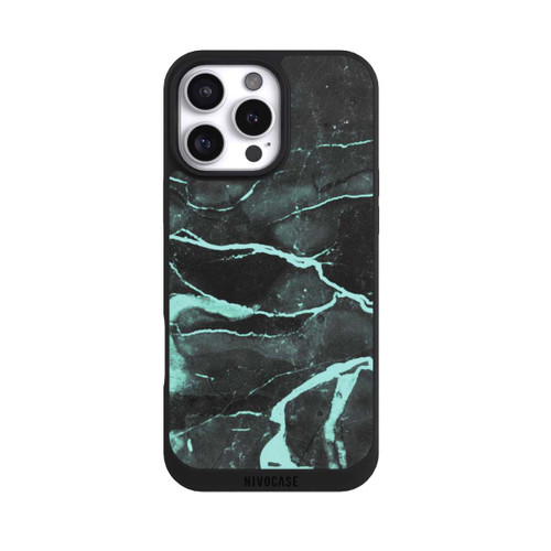 Apple iPhone 16 Pro Max NIVOpure Marbre gris et bleu