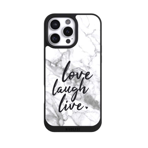 Apple iPhone 16 Pro Max NIVOpure Love, Laugh, Live Marmor
