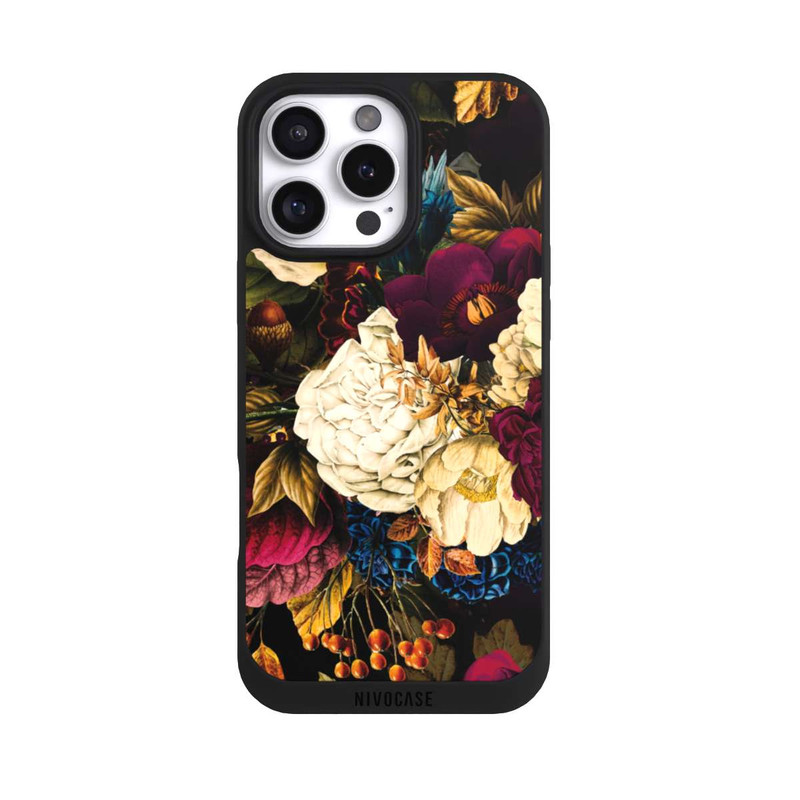 iPhone 16 Pro Max NIVOpure Dunkle Vintage Blumen
