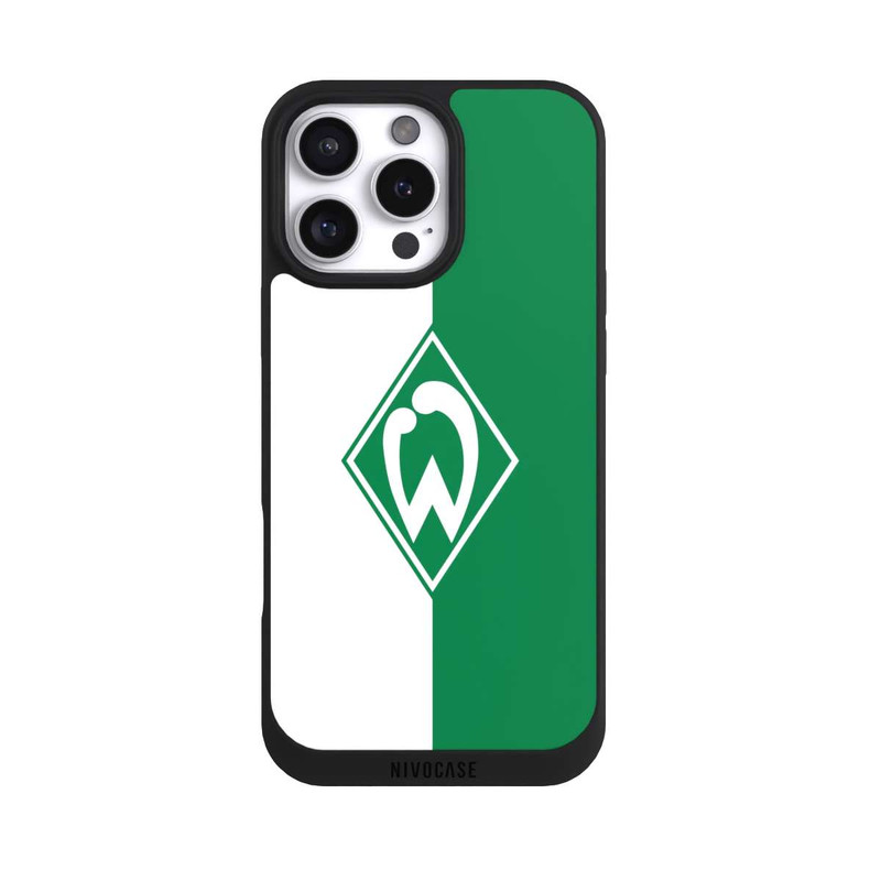 iPhone 16 Pro Max NIVOpure Weiß-Grün - Werder Bremen