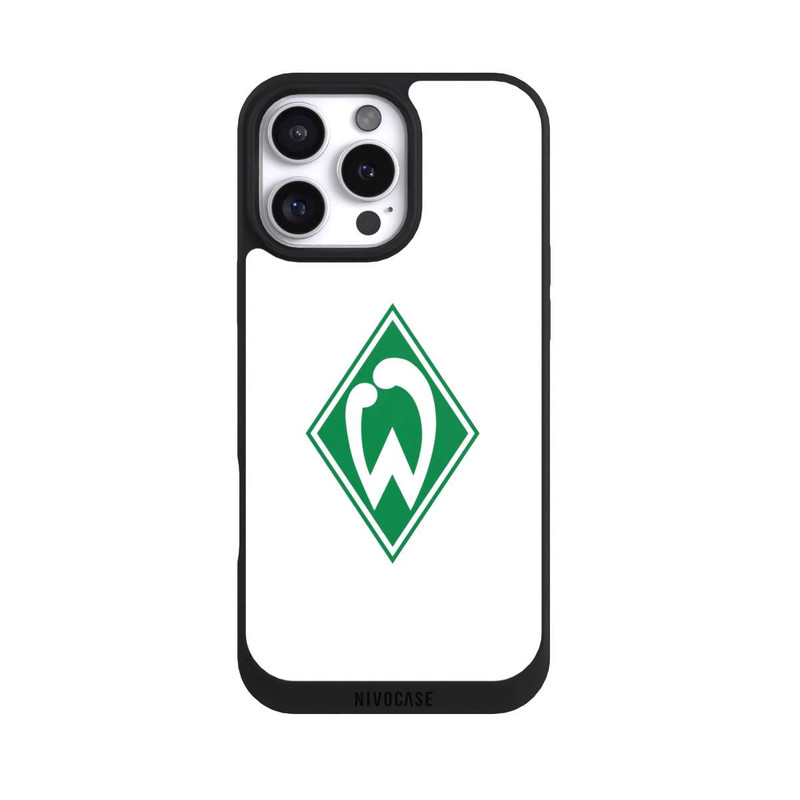iPhone 16 Pro Max NIVOpure Logo auf Weiß - Werder Bremen