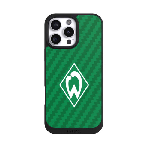 Apple iPhone 16 Pro Max NIVOpure Carbonlook - Werder Bremen