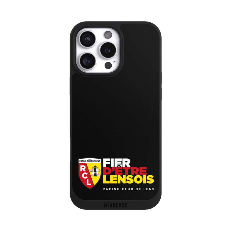 iPhone 16 Pro Max NIVOpure Logo RCL en bas Noir