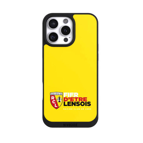 Apple iPhone 16 Pro Max NIVOpure Fond Logo RCL Jaune