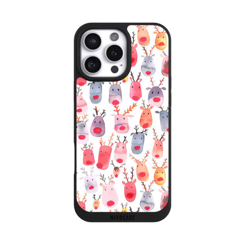 Apple iPhone 16 Pro Max NIVOpure  Niedliches Rentieraquarell