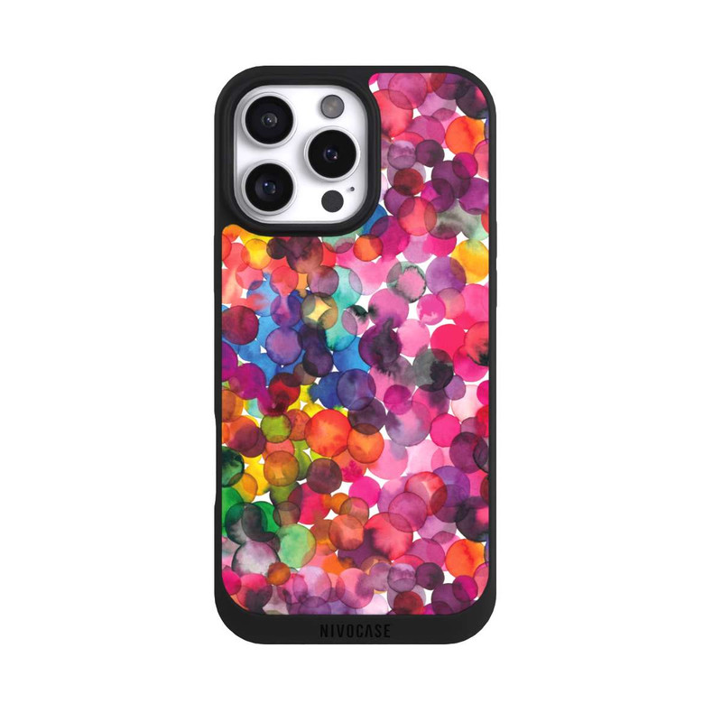 iPhone 16 Pro Max NIVOpure Points aquarelle superposés